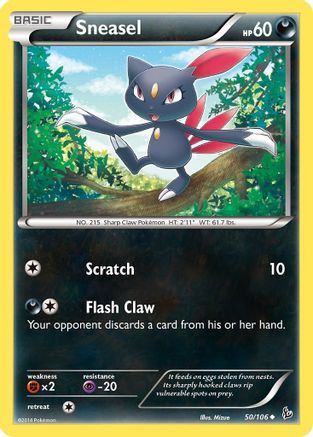 Sneasel (50) 50/106 - XY  Flashfire