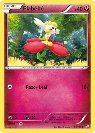 Flabebe (63) 63/106 - XY  Flashfire