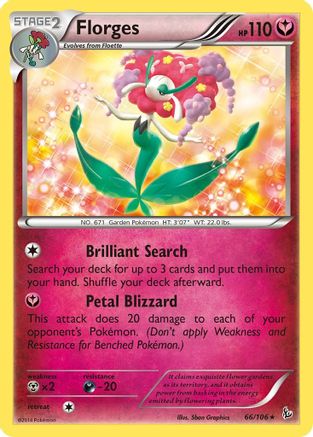 Florges 66/106 - XY  Flashfire Holofoil