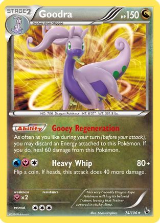 Goodra 74/106 - XY  Flashfire Holofoil