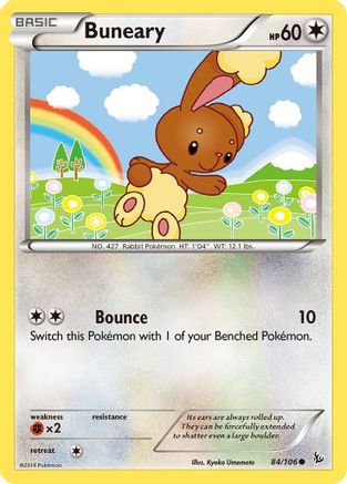 Buneary 84/106 - XY  Flashfire