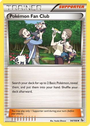Pokemon Fan Club 94/106 - XY  Flashfire