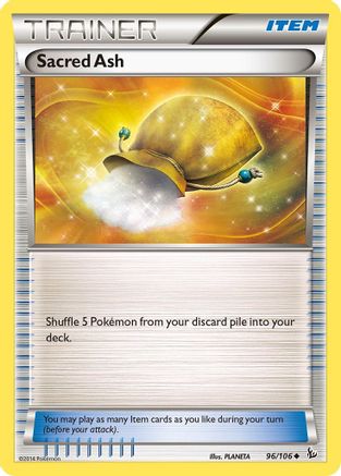 Sacred Ash 96/106 - XY  Flashfire Reverse Holofoil