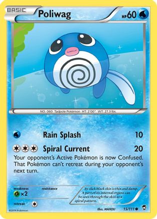 Poliwag 15/111 - XY  Furious Fists