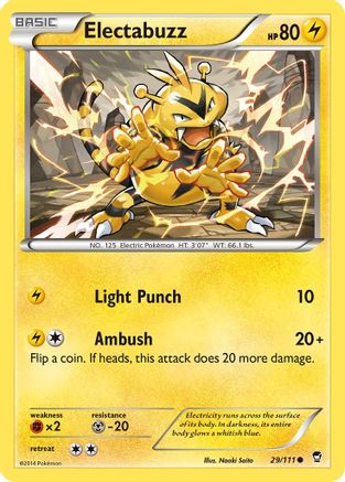 Electabuzz 29/111 - XY  Furious Fists