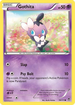 Gothita 39/111 - XY  Furious Fists Reverse Holofoil