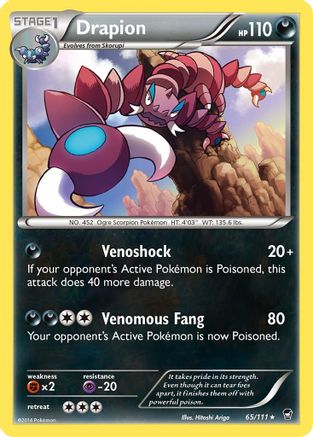 Drapion 65/111 - XY  Furious Fists