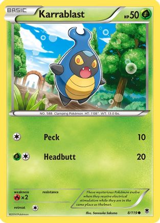 Karrablast 8/119 - XY  Phantom Forces