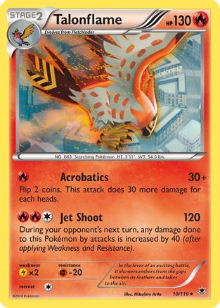 Talonflame 10/119 - XY  Phantom Forces