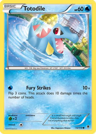 Totodile 15/119 - XY  Phantom Forces