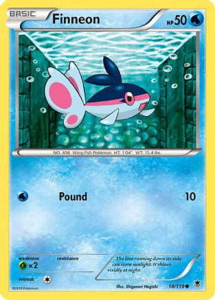 Finneon 18/119 - XY  Phantom Forces Reverse Holofoil