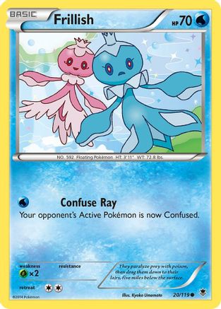 Frillish 20/119 - XY  Phantom Forces Reverse Holofoil