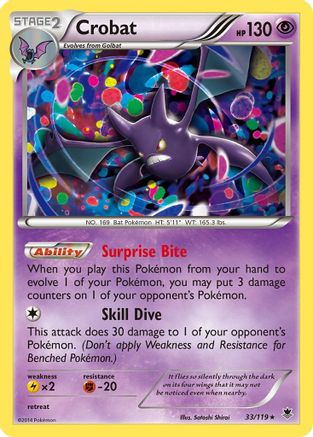 Crobat 33/119 - XY  Phantom Forces