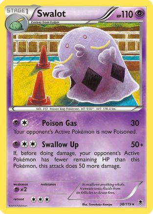 Swalot 38/119 - XY  Phantom Forces Reverse Holofoil
