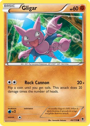 Gligar 46/119 - XY  Phantom Forces