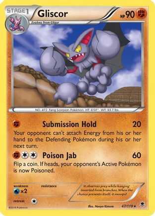 Gliscor 47/119 - XY  Phantom Forces