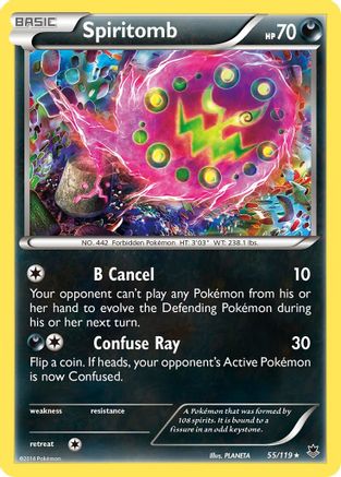 Spiritomb 55/119 - XY  Phantom Forces