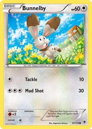 Bunnelby 87/119 - XY  Phantom Forces