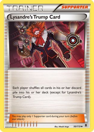 Lysandre's Trump Card 99/119 - XY  Phantom Forces Reverse Holofoil