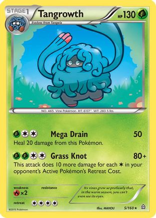 Tangrowth 5/160 - XY  Primal Clash