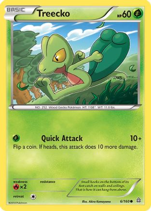 Treecko 6/160 - XY  Primal Clash