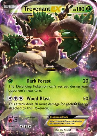 Trevenant EX 19/160 - XY  Primal Clash Holofoil
