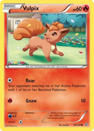 Vulpix 20/160 - XY  Primal Clash