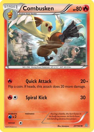 Combusken 27/160 - XY  Primal Clash