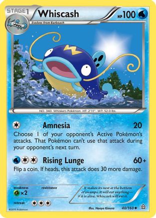Whiscash 40/160 - XY  Primal Clash