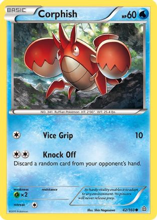 Corphish 42/160 - XY  Primal Clash