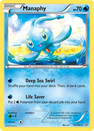 Manaphy 56/160 - XY  Primal Clash Holofoil