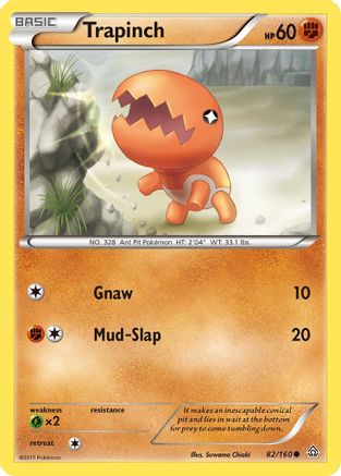 Trapinch 82/160 - XY  Primal Clash