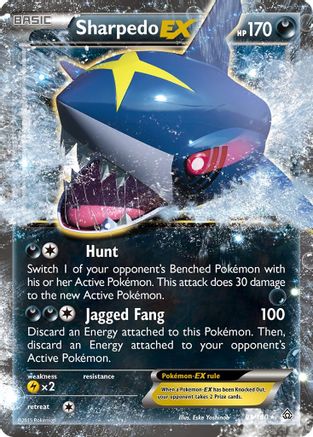 Sharpedo EX 91/160 - XY  Primal Clash Holofoil