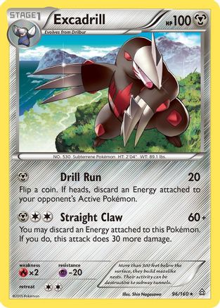 Excadrill 96/160 - XY  Primal Clash