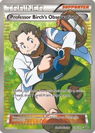 Professor Birch's Observations (159 Full Art) 159/160 - XY  Primal Clash Holofoil