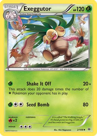 Exeggutor 2/108 - XY  Roaring Skies Reverse Holofoil