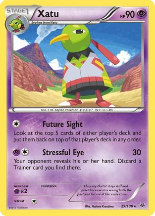 Xatu 29/108 - XY  Roaring Skies