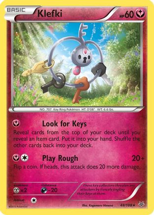 Klefki 48/108 - XY  Roaring Skies Reverse Holofoil