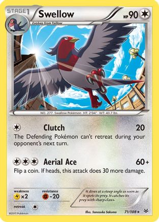 Swellow (71) 71/108 - XY  Roaring Skies