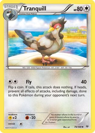 Tranquill 79/108 - XY  Roaring Skies