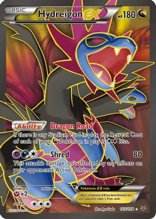 Hydreigon EX (103 Full Art) 103/108 - XY  Roaring Skies Holofoil