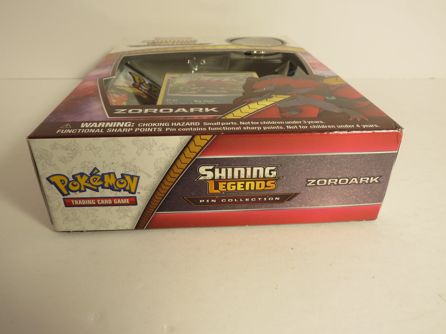 Zoroark Shining Legends Pin Collection Box Pokemon Sealed