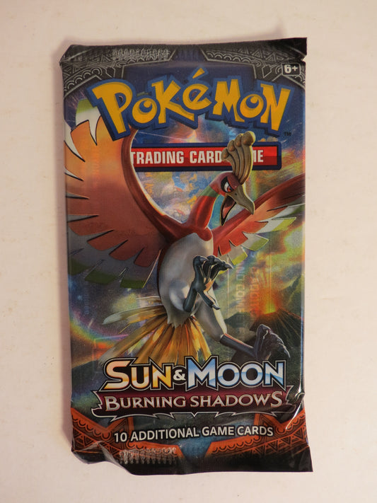 Sun & Moon Burning Shadows Pokemon Booster Pack Ho-oh Art