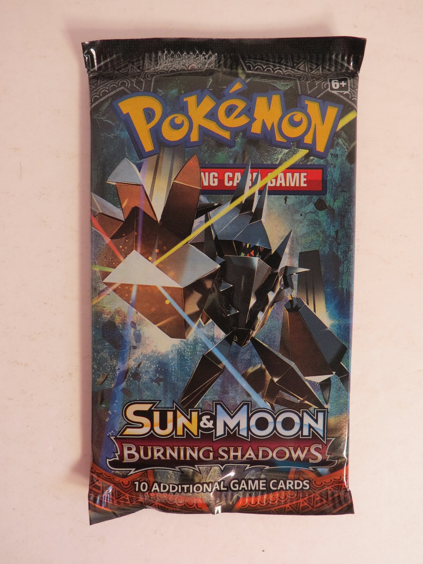 Sun & Moon Burning Shadows Pokemon Booster Pack Necrozma Art
