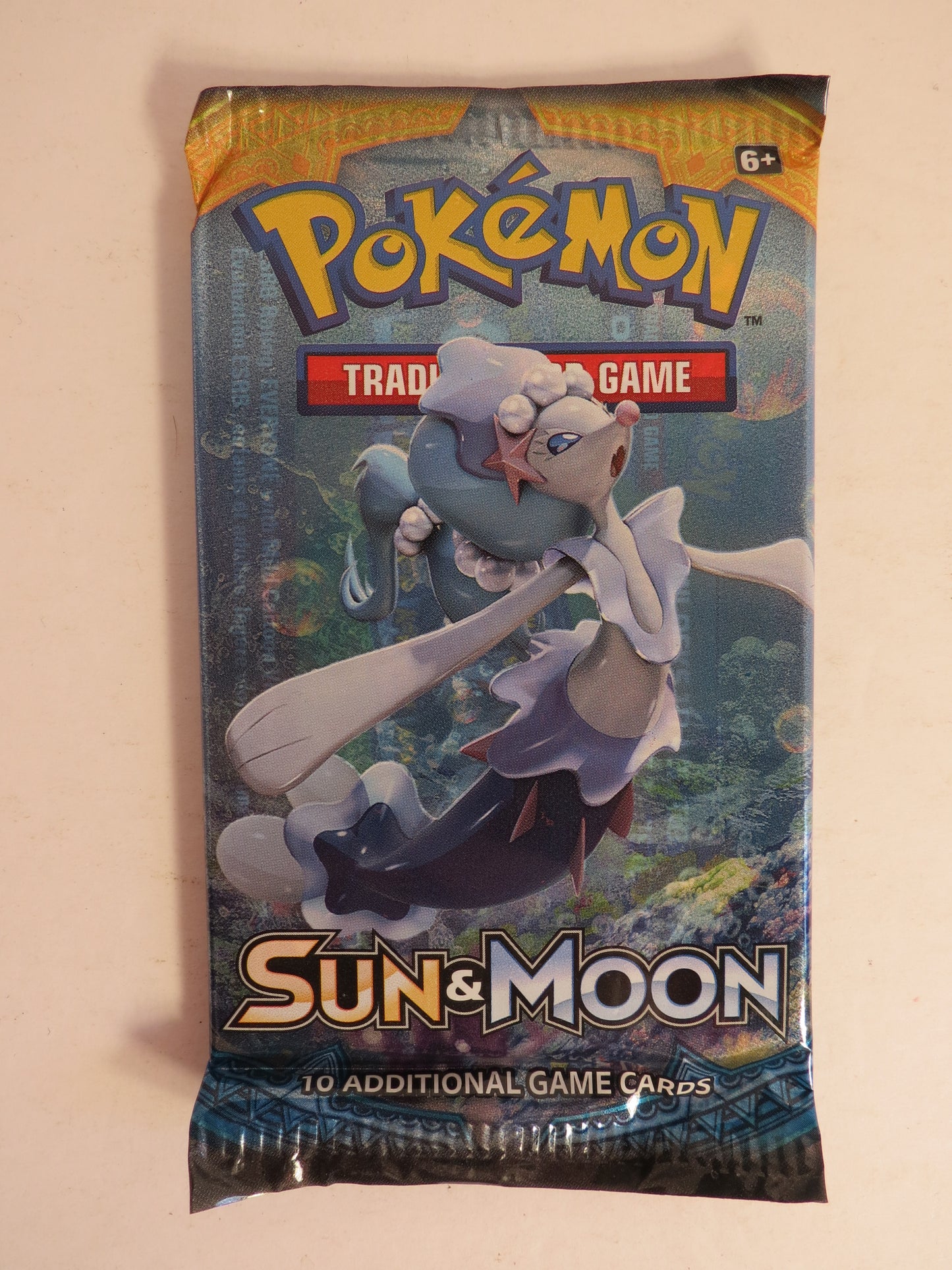 Sun & Moon Base Pokemon Booster Pack Primarina Art