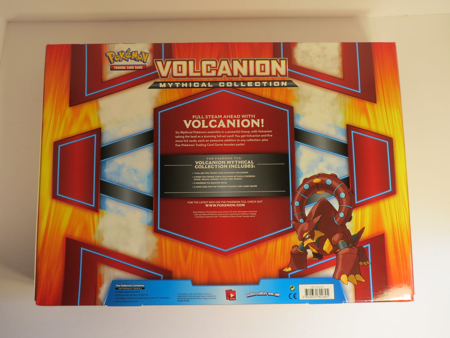 Volcanion Mythical Collection Box Pokemon Sealed