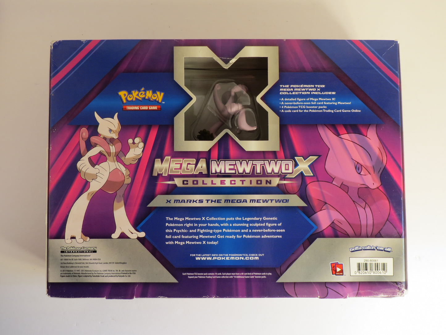 Mega mewtwo X Collection Box Pokemon Sealed