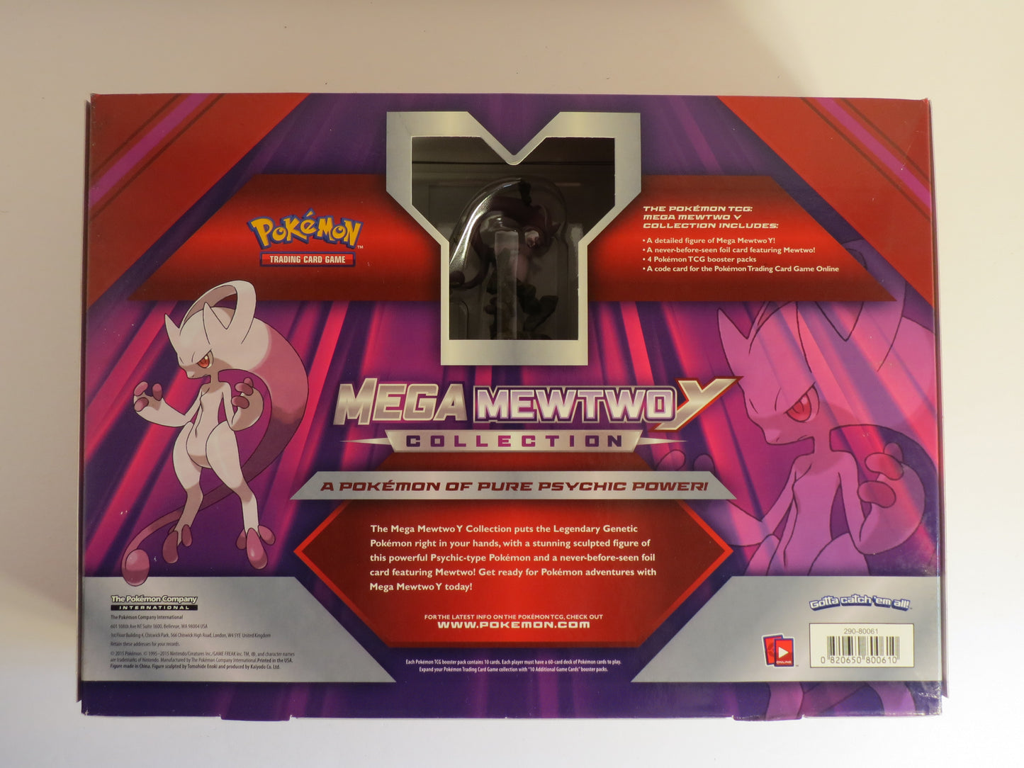 Mega Mewtwo Y Collection Box Pokemon Sealed