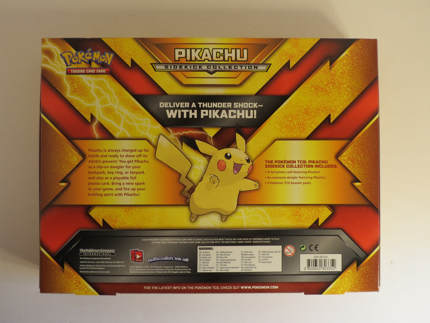 Pikachu Sidekick Collection Box Pokemon Sealed