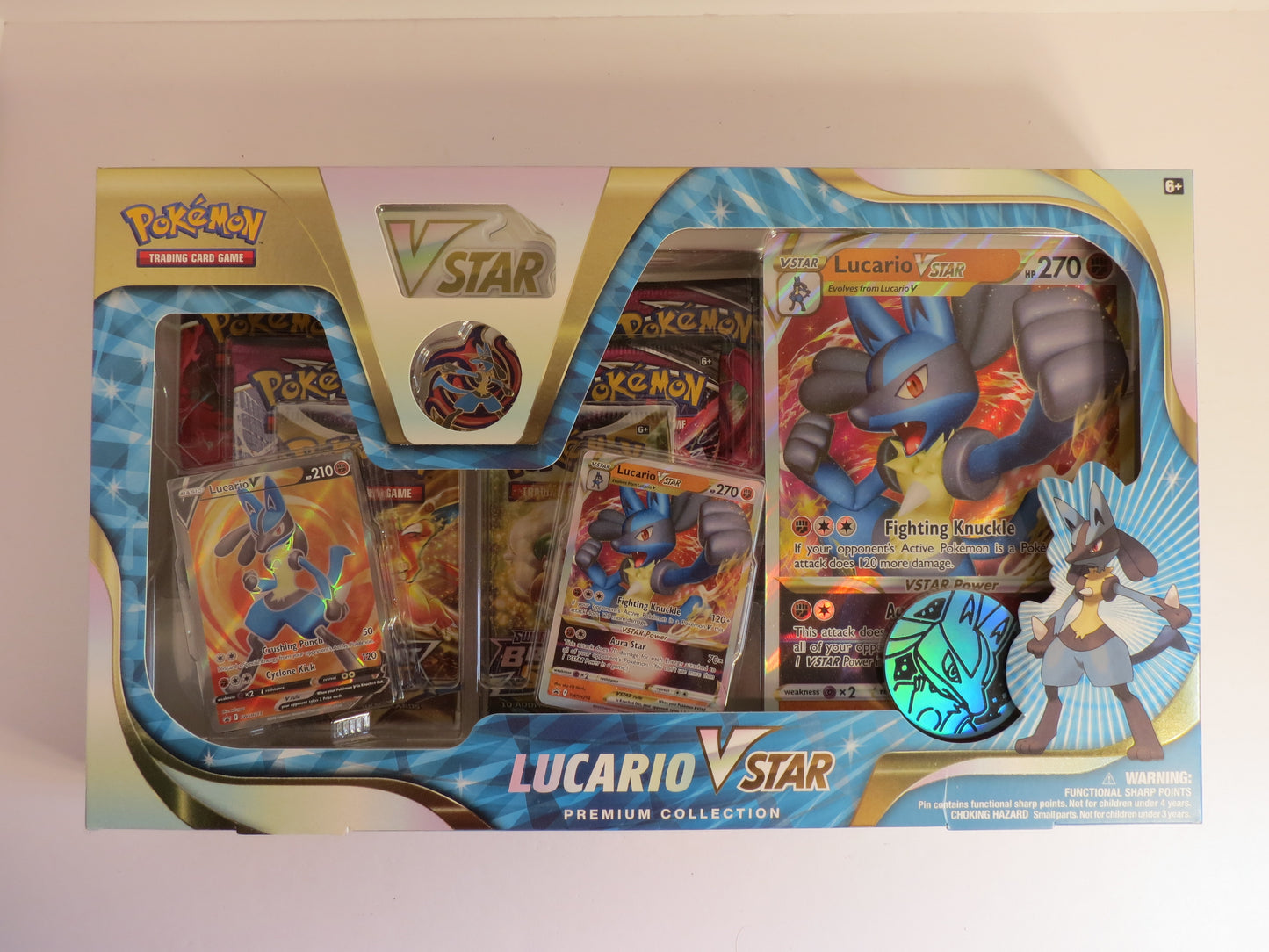 Lucario VStar Premium Collection Box Pokemon Sealed